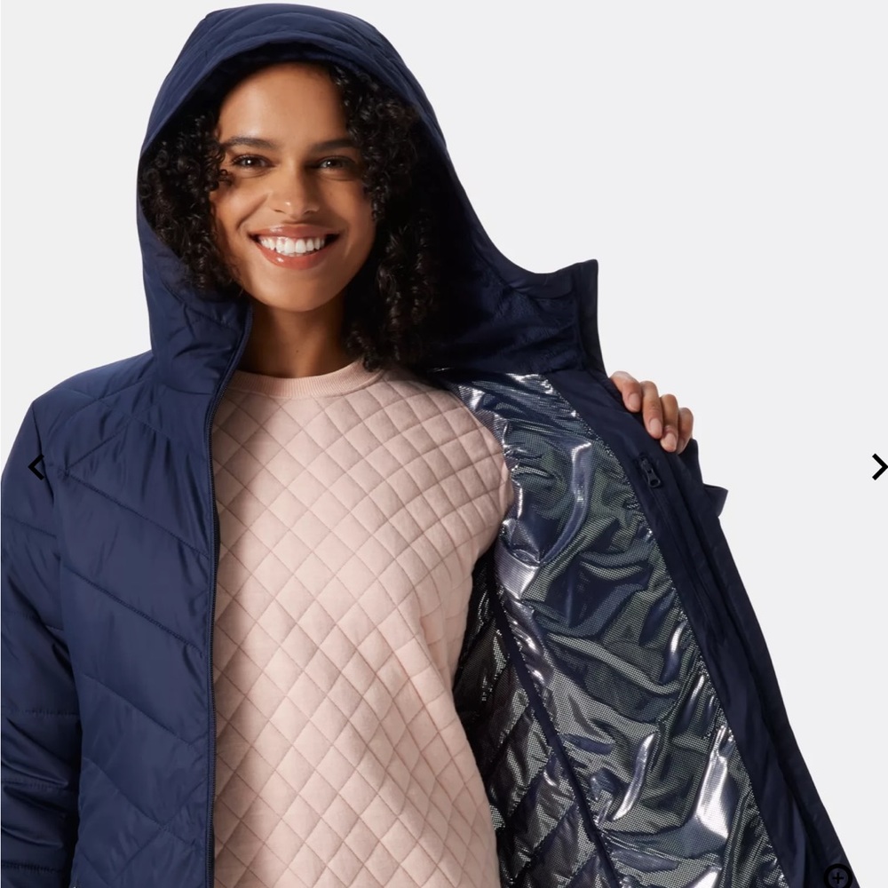 Columbia Omni Heat Long Hooded Jacket